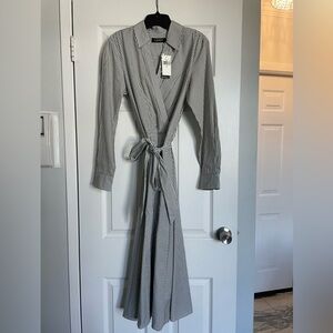 NWT Lauren Ralph Lauren striped long sleeve dress women’s size 6